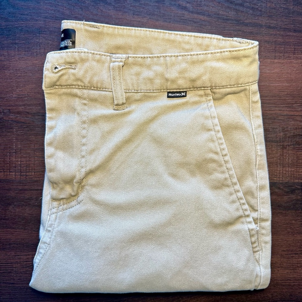 Hurley Men's Khaki Chino Pants